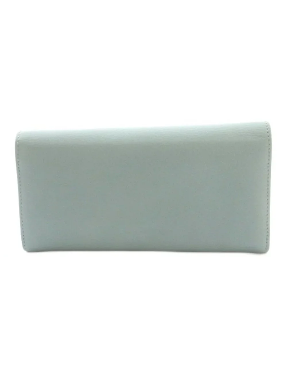 ★SOLD★ Gucci Flora Wallet Flap Coin Purse Light Blue - Picture 2 of 8